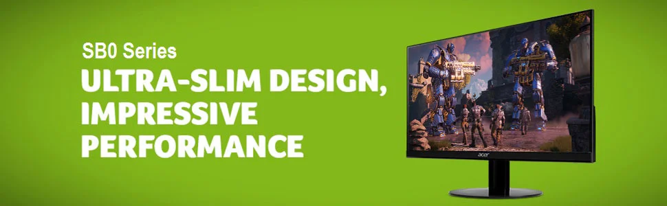 شاشة Acer SB241YBI 24 إنش IPS بدقة Full HD، 75Hz، 1ms VRB، FreeSync، أسود - Thumbnail 8