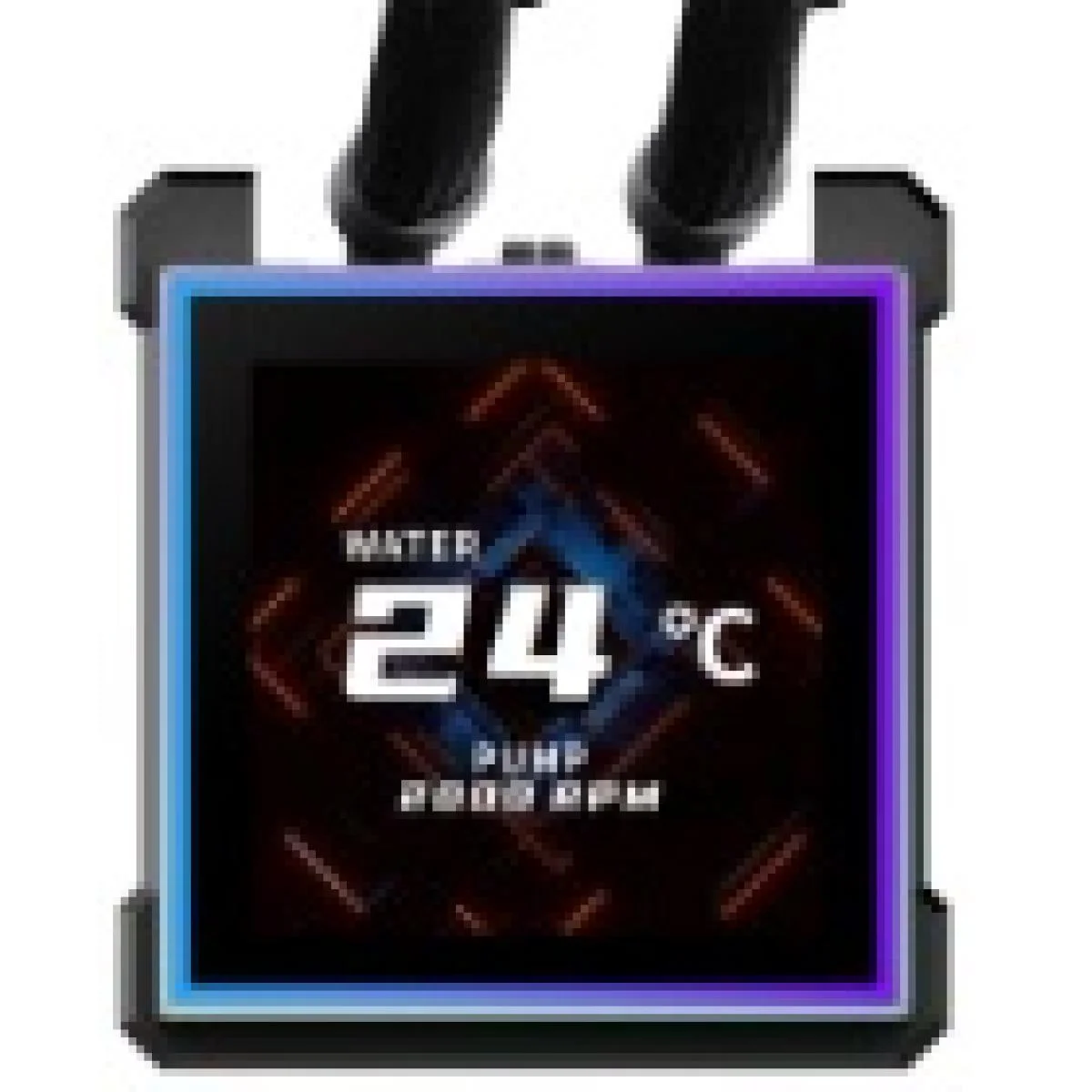 مبرد سائل للمعالج LIAN LI HydroShift II LCD-S 360 أسود ARGB بشاشة IPS 3.4 إنش - Image 2