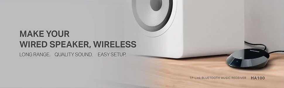 مستقبل موسيقى Bluetooth TP-LINK HA100 مع NFC - Thumbnail 3
