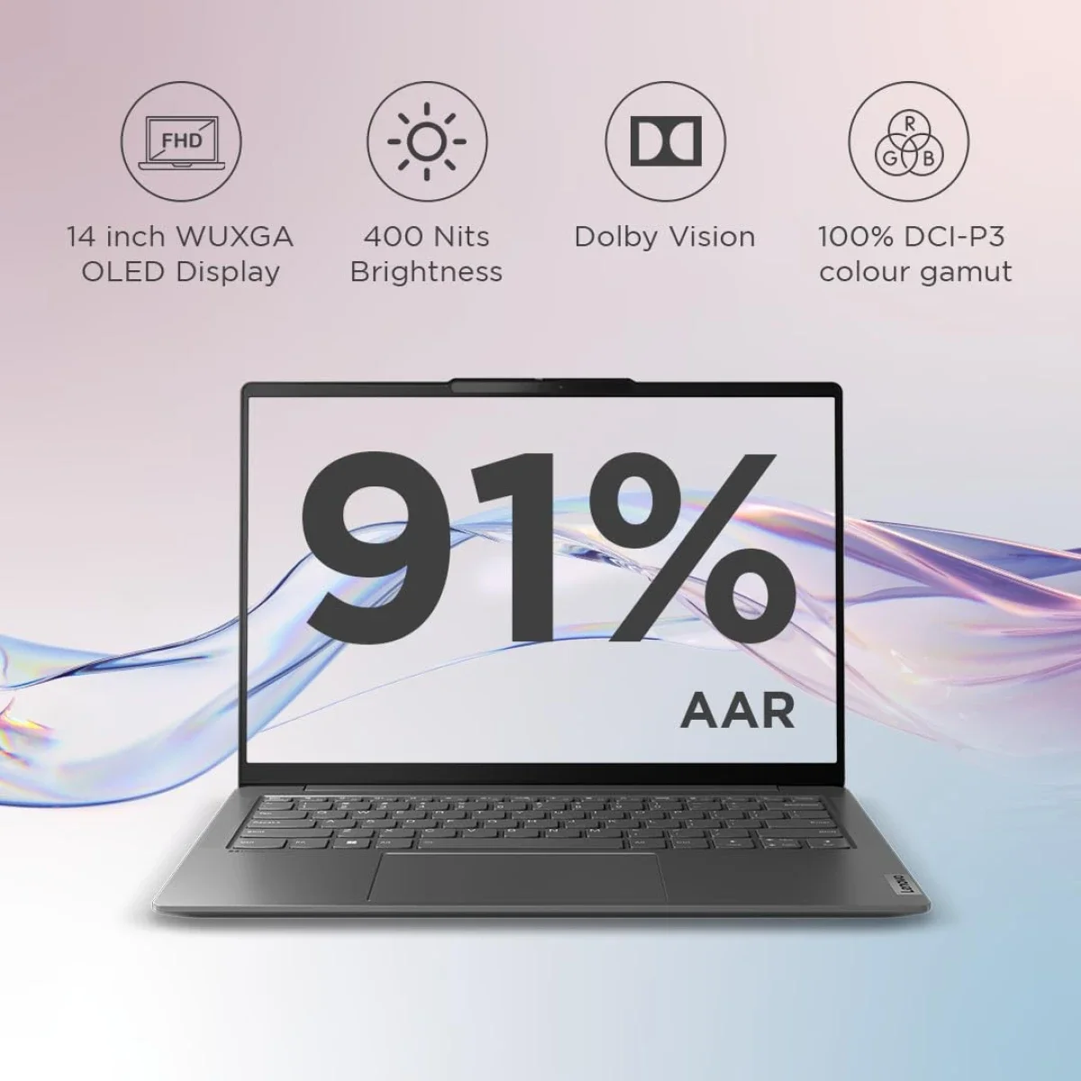 Lenovo Yoga Slim 6 2024 14-inch OLED Laptop Intel Core i5-13500H 16GB RAM 512GB SSD Storm Grey - Image 2