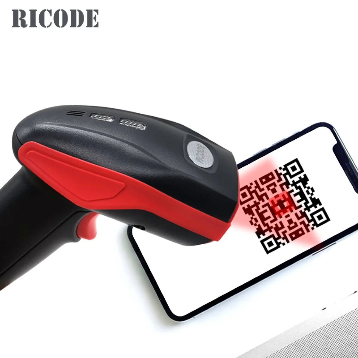 قارئ باركود Ricode TiCODE AK17 سلكي محمول 1D/2D وQR مع مستشعر CMOS عالمي 640 × 480 - Image 4