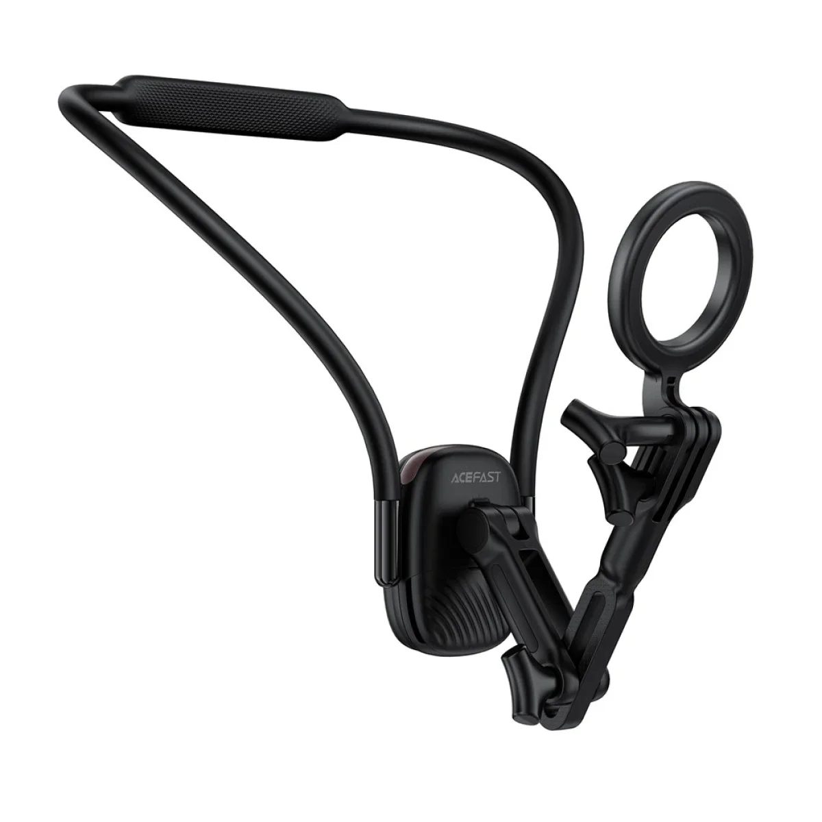 ACEFAST E32 Magnetic Neck Mount Phone Holder Adjustable Hands-Free Chest Stand - Black - Image 2