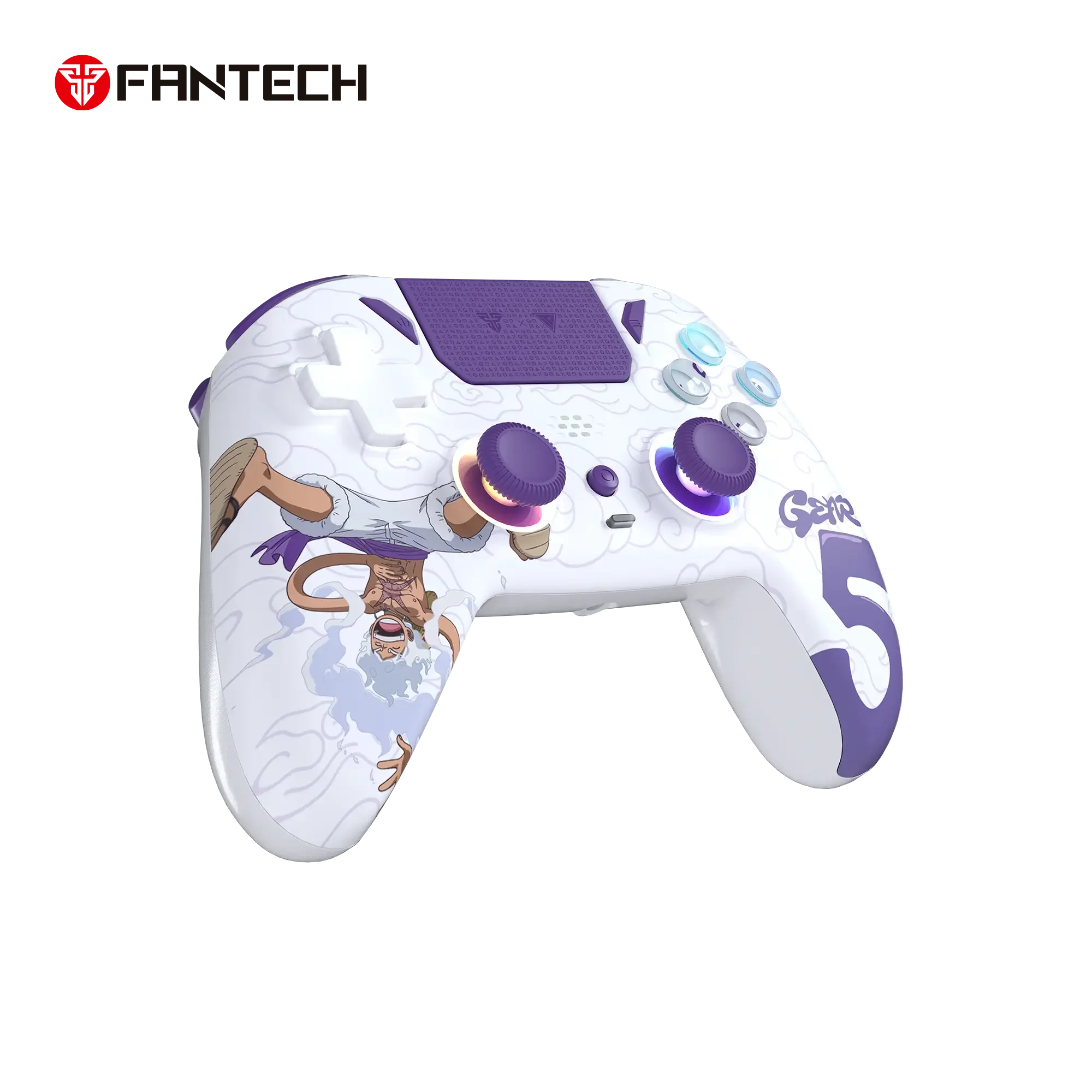 يد تحكم ألعاب Fantech NOVA PRO WGP14V2 متعددة المنصات إصدار One Piece Gear5 Egghead - Thumbnail 2