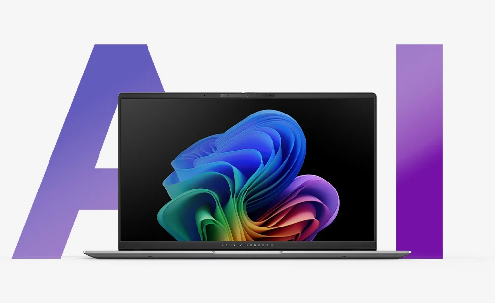 لابتوب Asus Vivobook S 15 K5507QA بشاشة 15.6 إنش 3K OLED 120Hz ومعالج Snapdragon X Plus وذاكرة 16GB وتخزين 1TB SSD - Cool Silver - Image 21