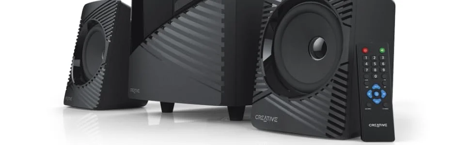 نظام سماعات Creative SBS E2500 2.1 بتقنية Bluetooth 5.0 مع مضخم صوت، قدرة قصوى 60 واط - Thumbnail 5