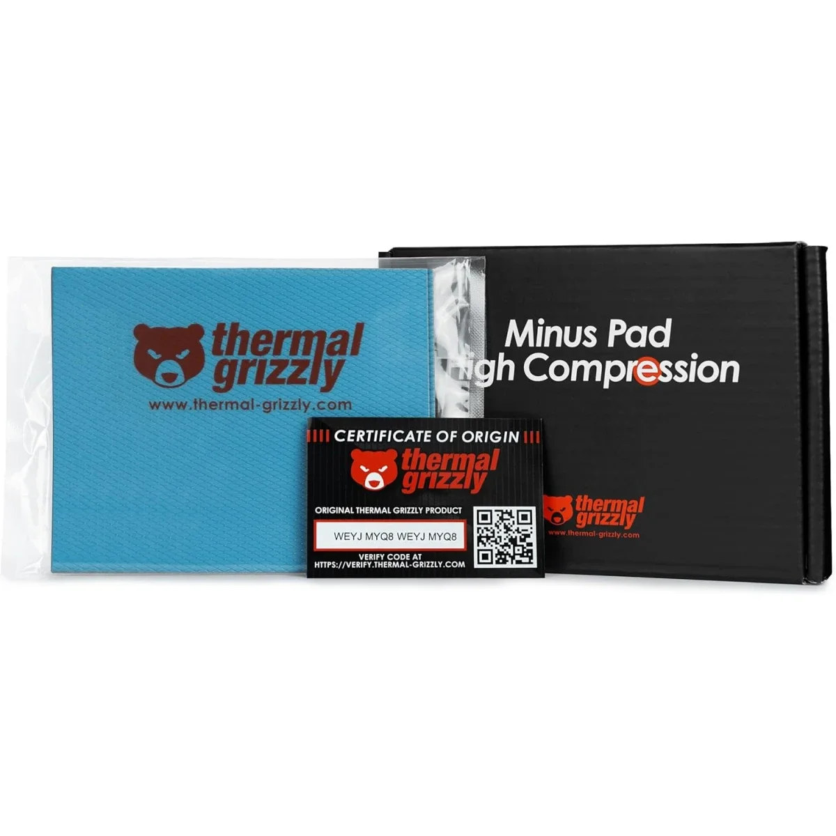 Thermal Grizzly Minus Pad High Compression 120x100x2.0mm 2-Pack Thermal Pad