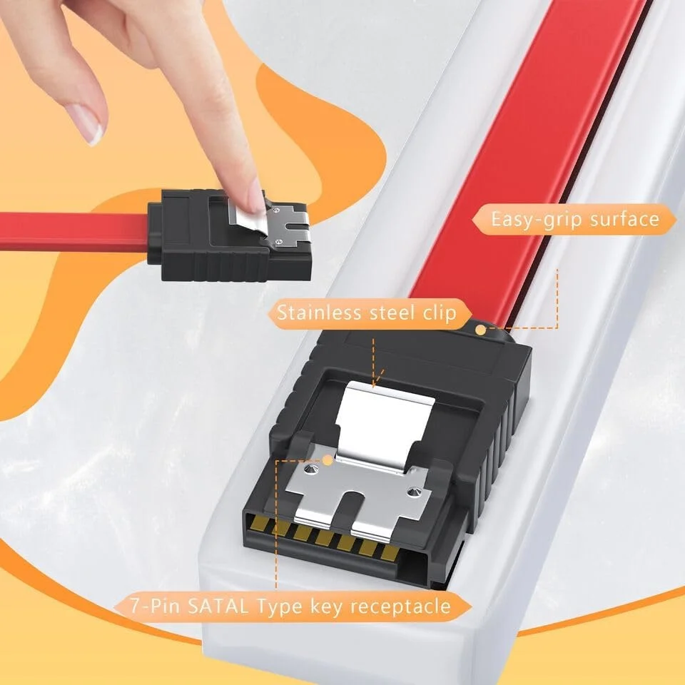 Ugreen 30797 US217 Angled SATA 3.0 High Speed Cable 0.5m 6Gbps - Thumbnail 7