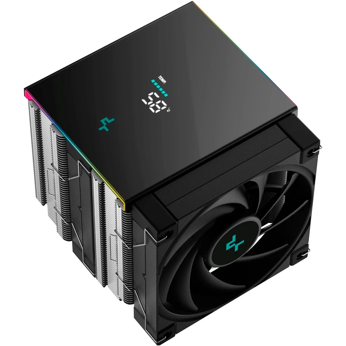 مبرد هوائي للمعالج DeepCool AK620 Digital SE بقدرة 260W TDP ثنائي البرج أسود - Image 4