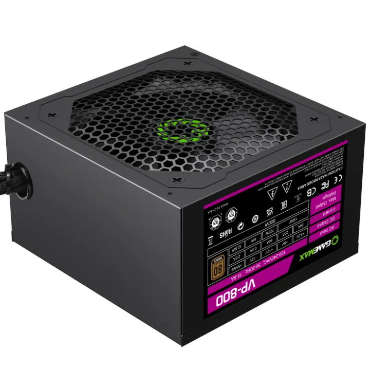 مزود طاقة GameMax VP-800 بقدرة 800 واط 80 PLUS Bronze فائق الهدوء - Image 7