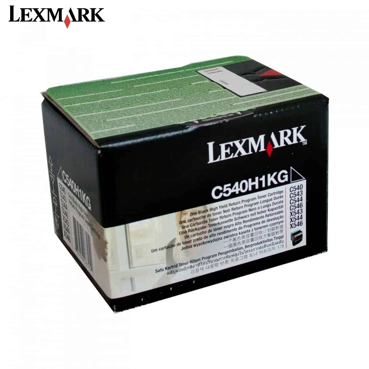 Lexmark C540A1KG Original Black Toner Cartridge, 2,500 Pages