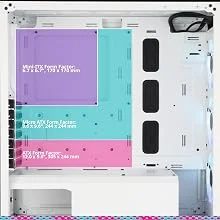 هيكل ألعاب Cooler Master MasterBox TD500 Mesh أبيض ميد تاور بإضاءة ARGB - Thumbnail 14