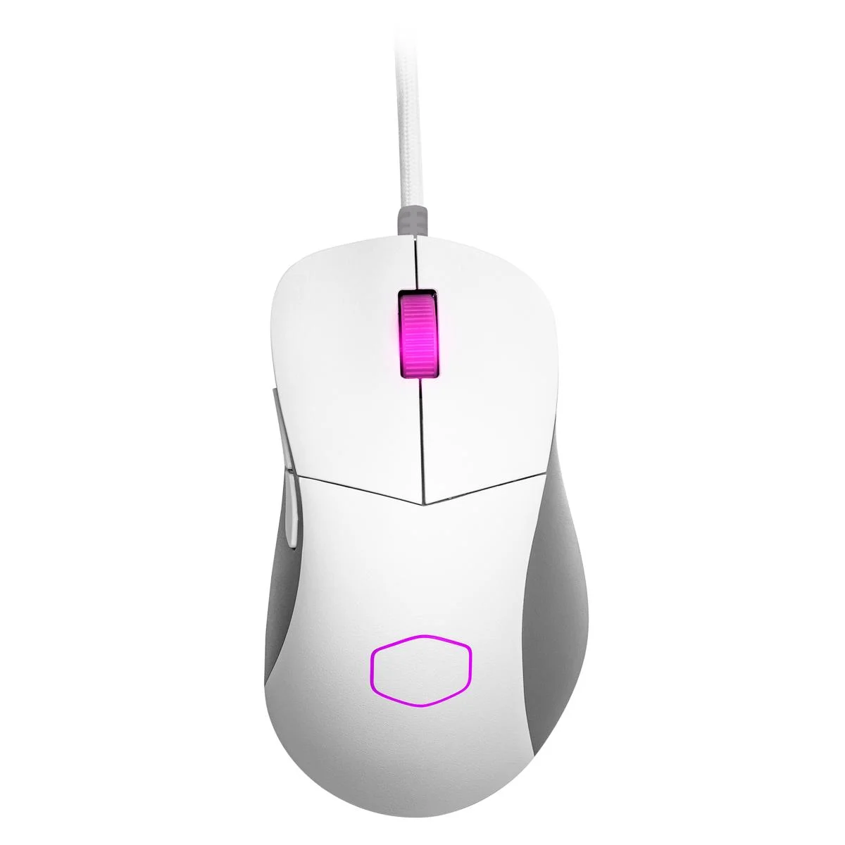 Cooler Master MM730 Wired RGB Gaming Mouse, 16000 DPI, 48g, Matte White