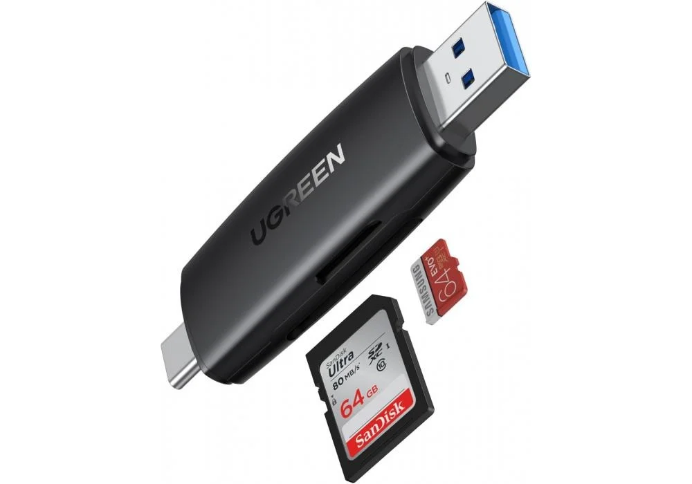 Ugreen 80191 USB-C & USB-A 3.0 SD MicroSD Card Reader - Image 5
