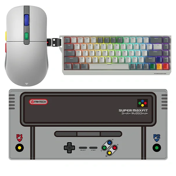 طقم ملحقات ألعاب Fantech Super Maxfit Retro Gaming Accessories Edition - Image 2