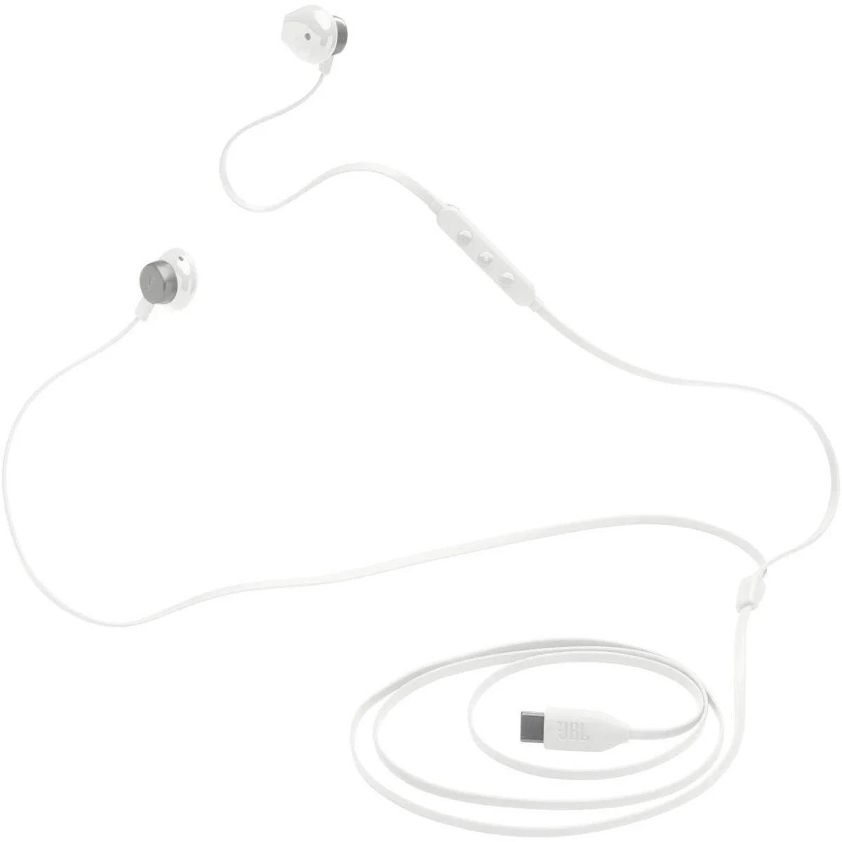 سماعات أذن JBL Tune 305C USB-C سلكية عالية الدقة، مشغل 12.5 مم، أبيض - Thumbnail 5