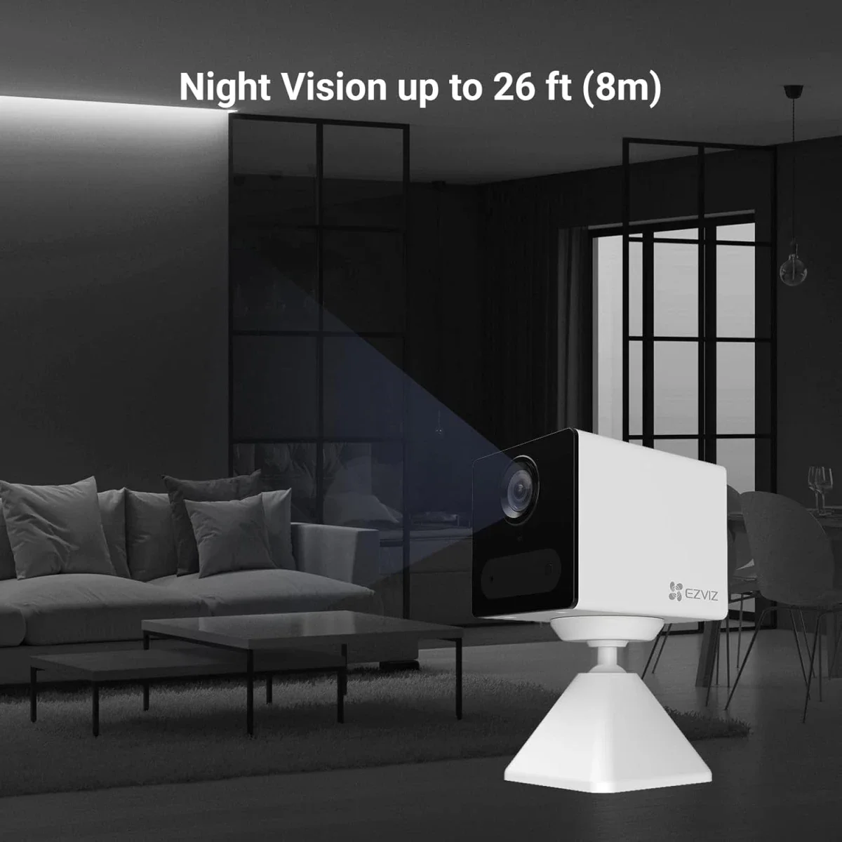 Ezviz CB2 4G Smart Home Battery Camera 2K White - Image 4