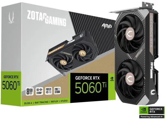 ZOTAC GAMING GeForce RTX 5060 Ti AMP 8GB GDDR7 Graphics Card - Image 3