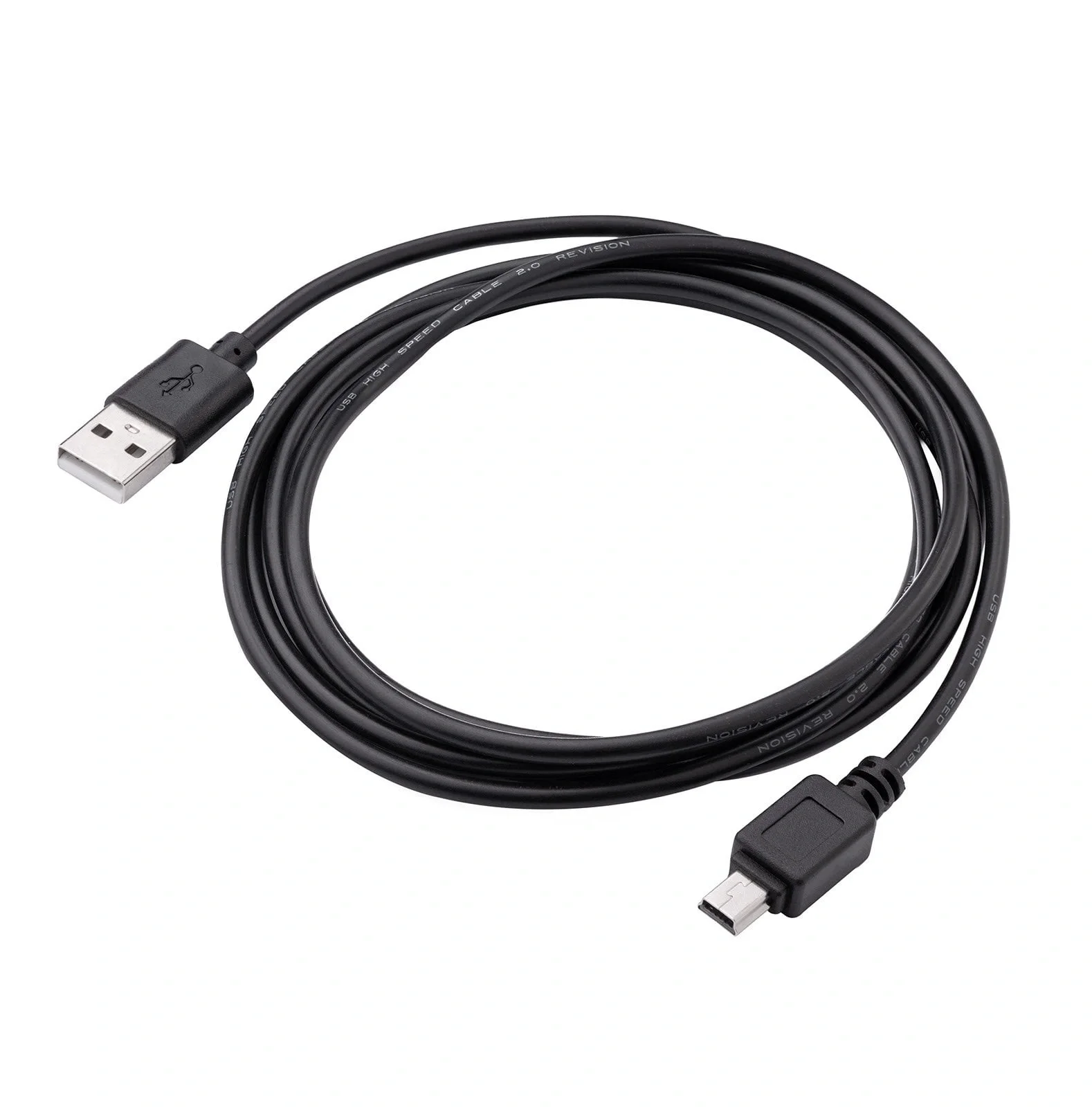 كيبل GLINK USB 2.0 من USB-A إلى Mini USB 5 سنون للشحن والبيانات 1.5 متر أسود - Image 2
