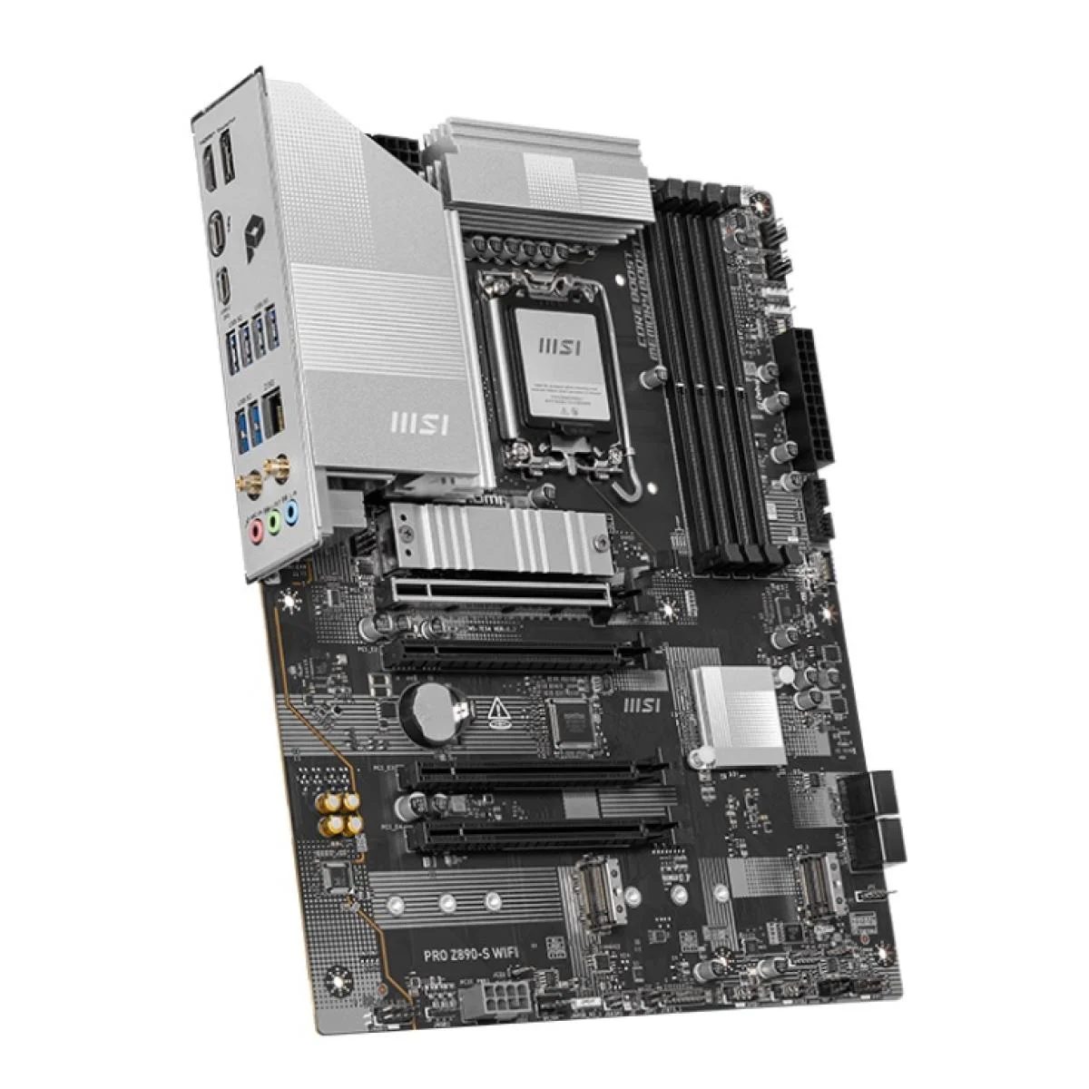لوحة أم MSI PRO Z890-S WIFI بحجم ATX، LGA 1851، DDR5، Wi-Fi 7، PCIe 5.0 - Thumbnail 2