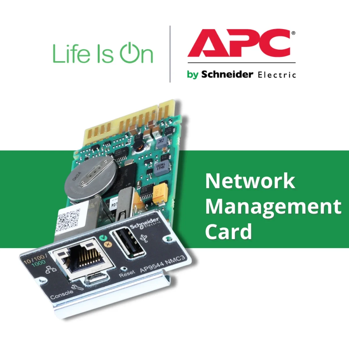 بطاقة إدارة الشبكة APC AP9544 لأجهزة Easy UPS Online أحادية الطور