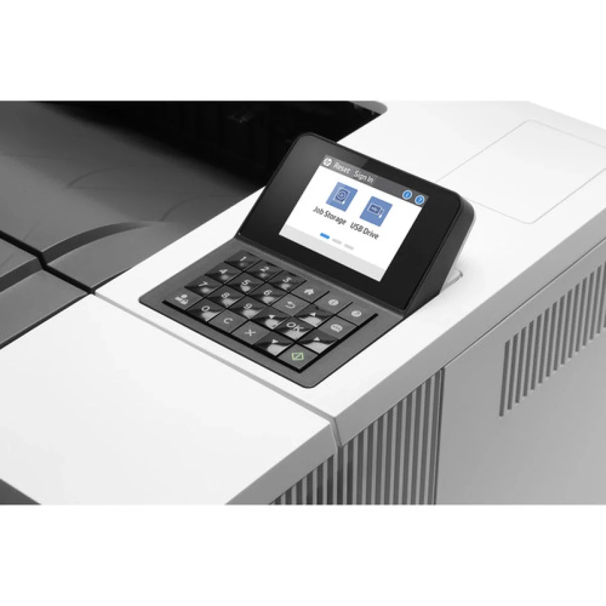 طابعة HP M507dn LaserJet Enterprise ليزر أحادية اللون بسرعة 45 PPM وطباعة على الوجهين وإيثرنت (1PV87A) - Thumbnail 3