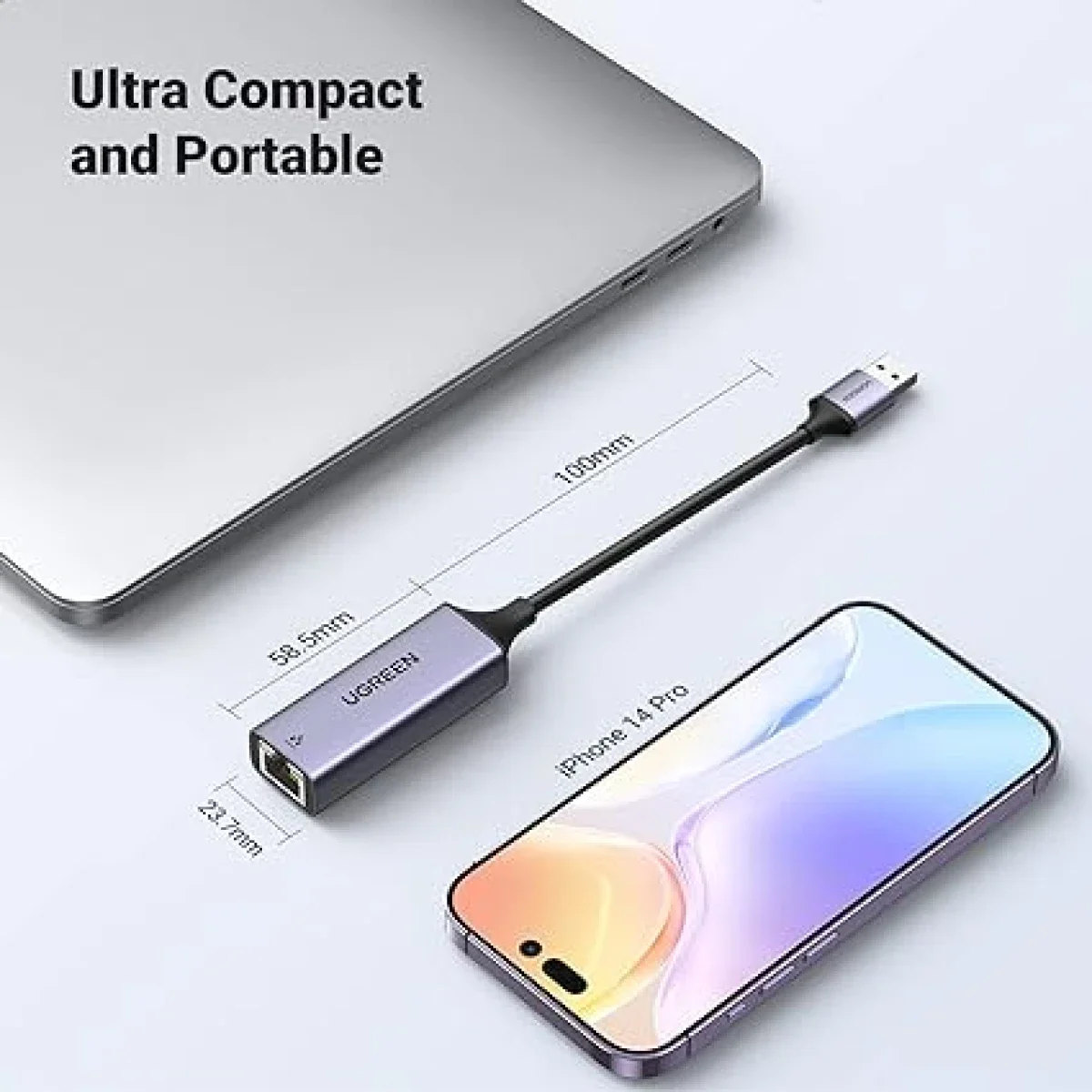 محول شبكة Ugreen USB 3.0 إلى جيجابت إيثرنت - Thumbnail 5