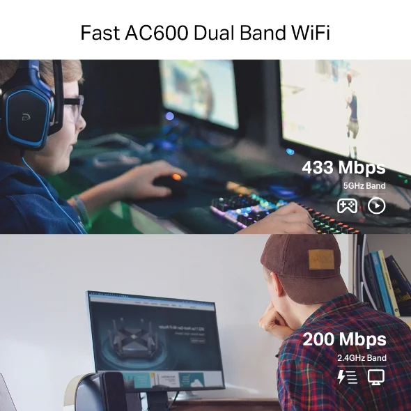 كرت واي فاي TP-LINK Archer T2E AC600 ثنائي النطاق PCI Express - Thumbnail 7