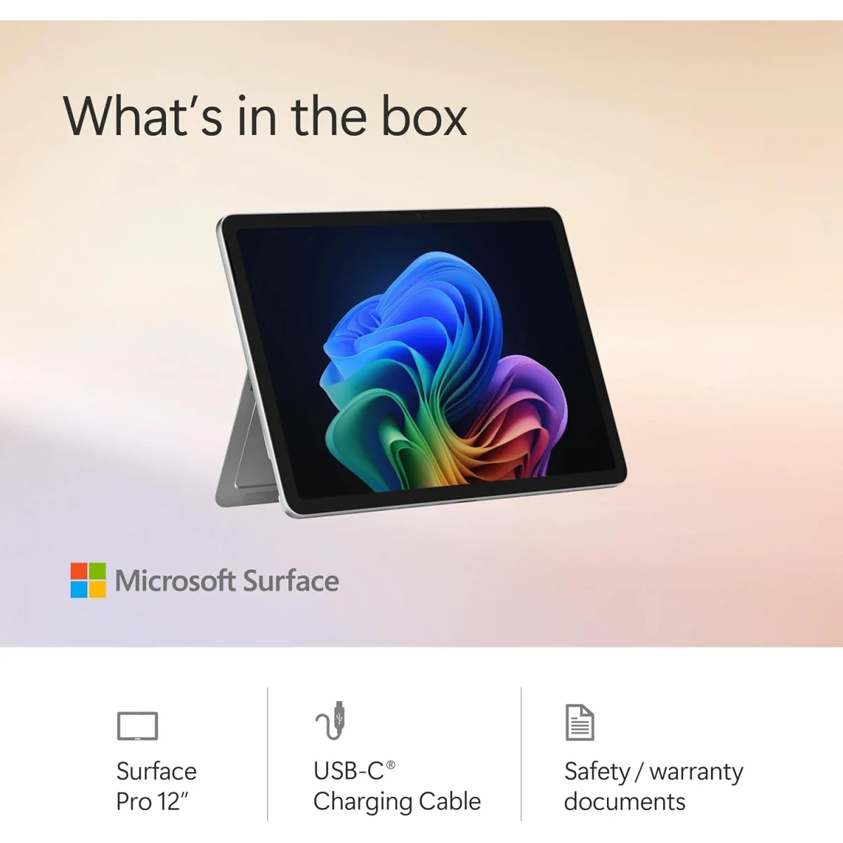 Microsoft Surface Pro 12 (2025) Copilot+ PC 12.0-inch Touch 2-in-1 Snapdragon X Plus 16GB RAM 512GB SSD 90Hz Platinum - Image 11