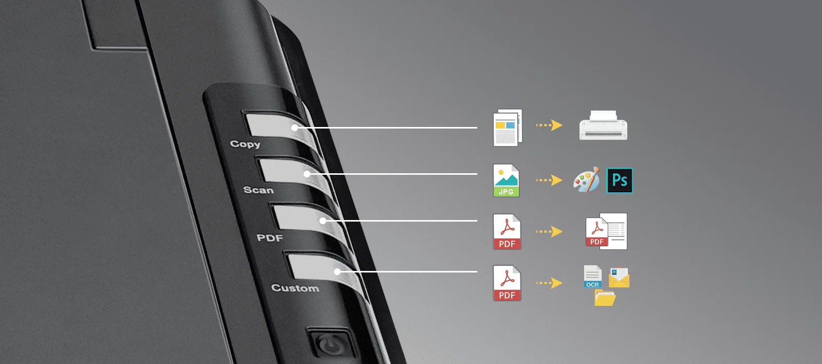 ماسح ضوئي Plustek OpticSlim 2700 مسطح عالي السرعة، 1200 dpi، مسح خلال 3 ثوانٍ - Image 9