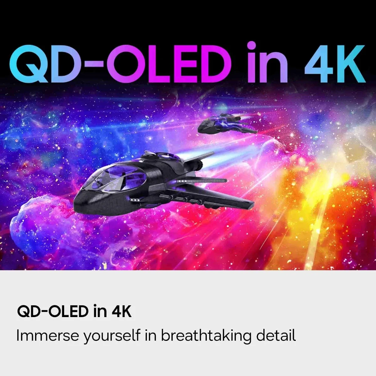 Samsung S27HG802SM Odyssey OLED G8 27-Inch 4K QD-OLED 240Hz Gaming Monitor - Silver - Image 2