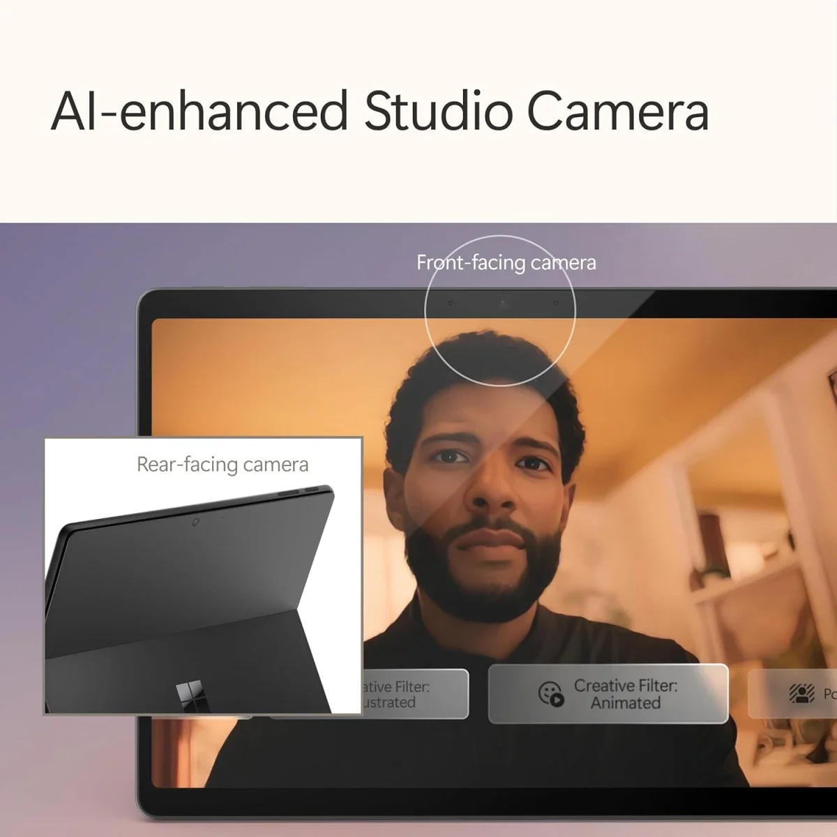 تابلت Microsoft Surface Pro 13 إنش (الإصدار 12) Snapdragon X2 Plus 16GB 512GB أسود - Thumbnail 6