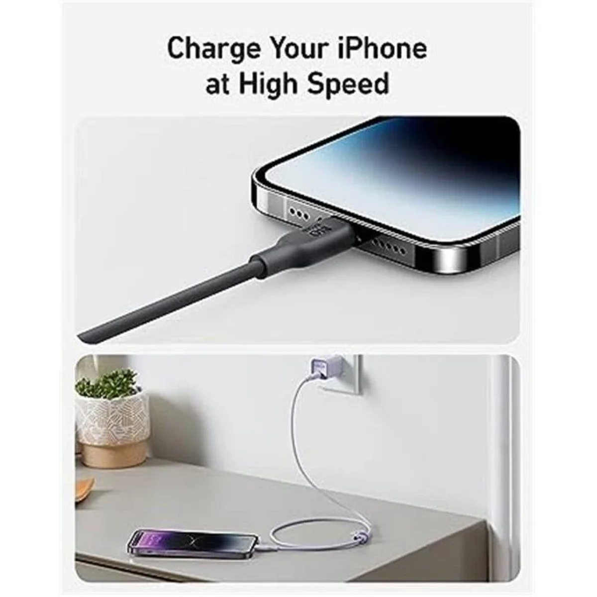 Anker 542 Bio-Based USB-C to Lightning Cable 1.8m Black - Thumbnail 2