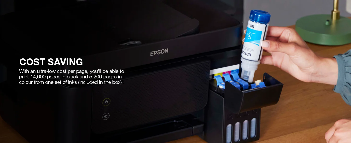 EPSON EcoTank L6270 3-in-1 A4 Color Ink Tank Printer with ADF, Wi-Fi & LCD Screen - Image 9