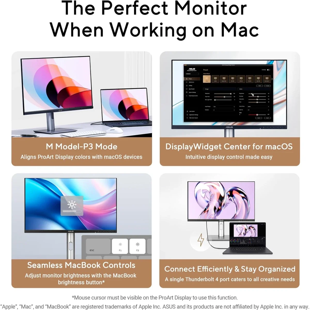 شاشة احترافية Asus ProArt PA32QCV مقاس 32 إنش بدقة 6K ولوحة IPS - Image 3