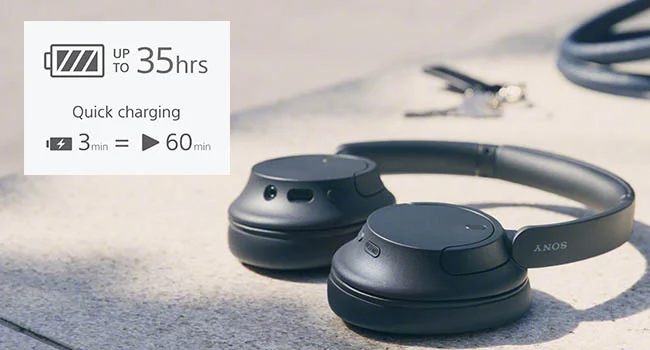 Sony WH-CH720N Wireless Noise Cancelling Over-Ear Headphones - Black - Thumbnail 14