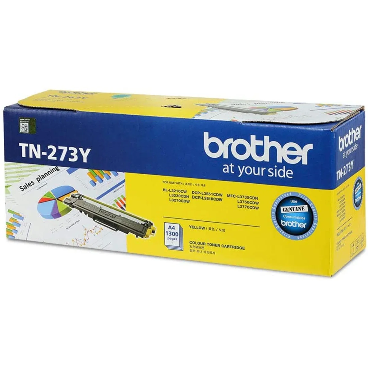 BROTHER TN-273Y Original Yellow Laser Toner Cartridge