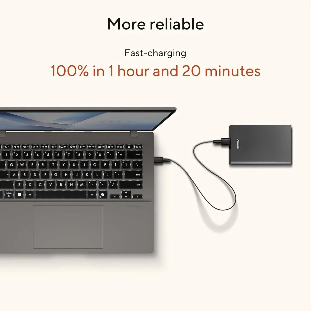 Asus Vivobook 14 M1407KA-LY174W Laptop, Ryzen AI 5 330, 16GB RAM, 512GB SSD, 14-inch WUXGA - Thumbnail 9