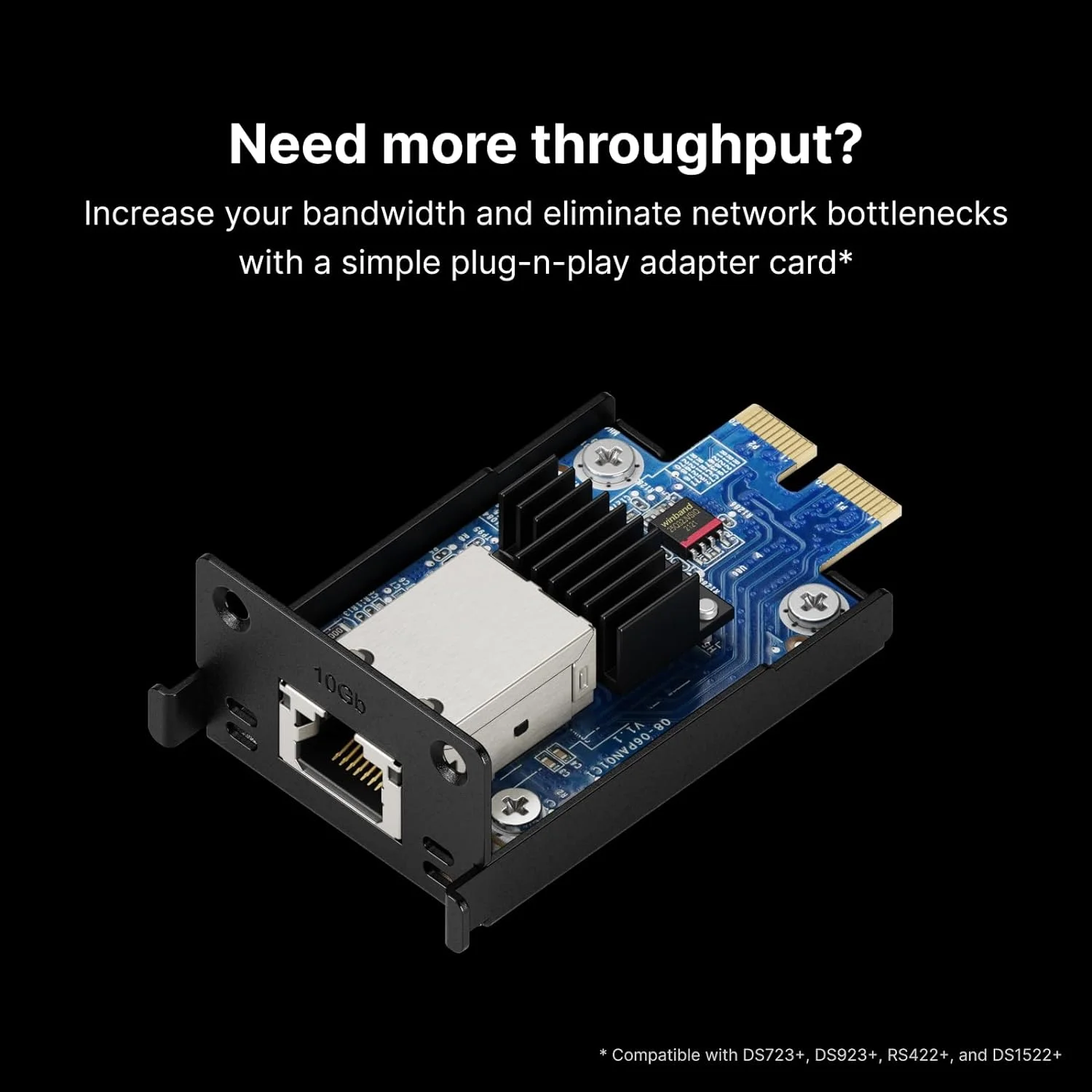 وحدة إيثرنت Synology E10G22-T1-Mini RJ45 10G بسرعة حتى 10 Gb/s وواجهة PCIe 3.0 x2 ودعم 5/2.5/1Gbps - Image 7