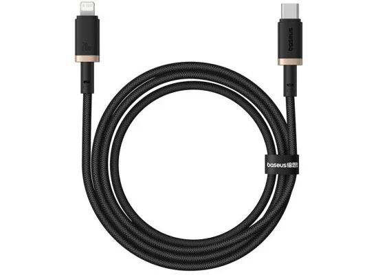 كابل Baseus Dura مضفر USB-C إلى Lightning بقدرة 20 واط وطول 1 متر - أسود - Image 7
