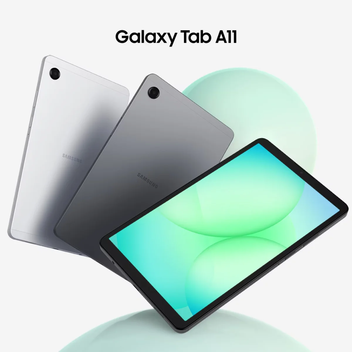 تابلت Samsung Galaxy Tab A11 واي فاي، 8.7 إنش WXGA+، معالج ثماني النواة، رام 4GB، تخزين 64GB، سماعتان Dolby Atmos، رمادي أو فضي