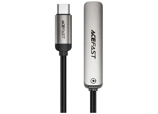 ACEFAST C28-03 60W USB-C to USB-C Charging & Data Cable with Flip-Out Stand, Metal Grey - Image 9