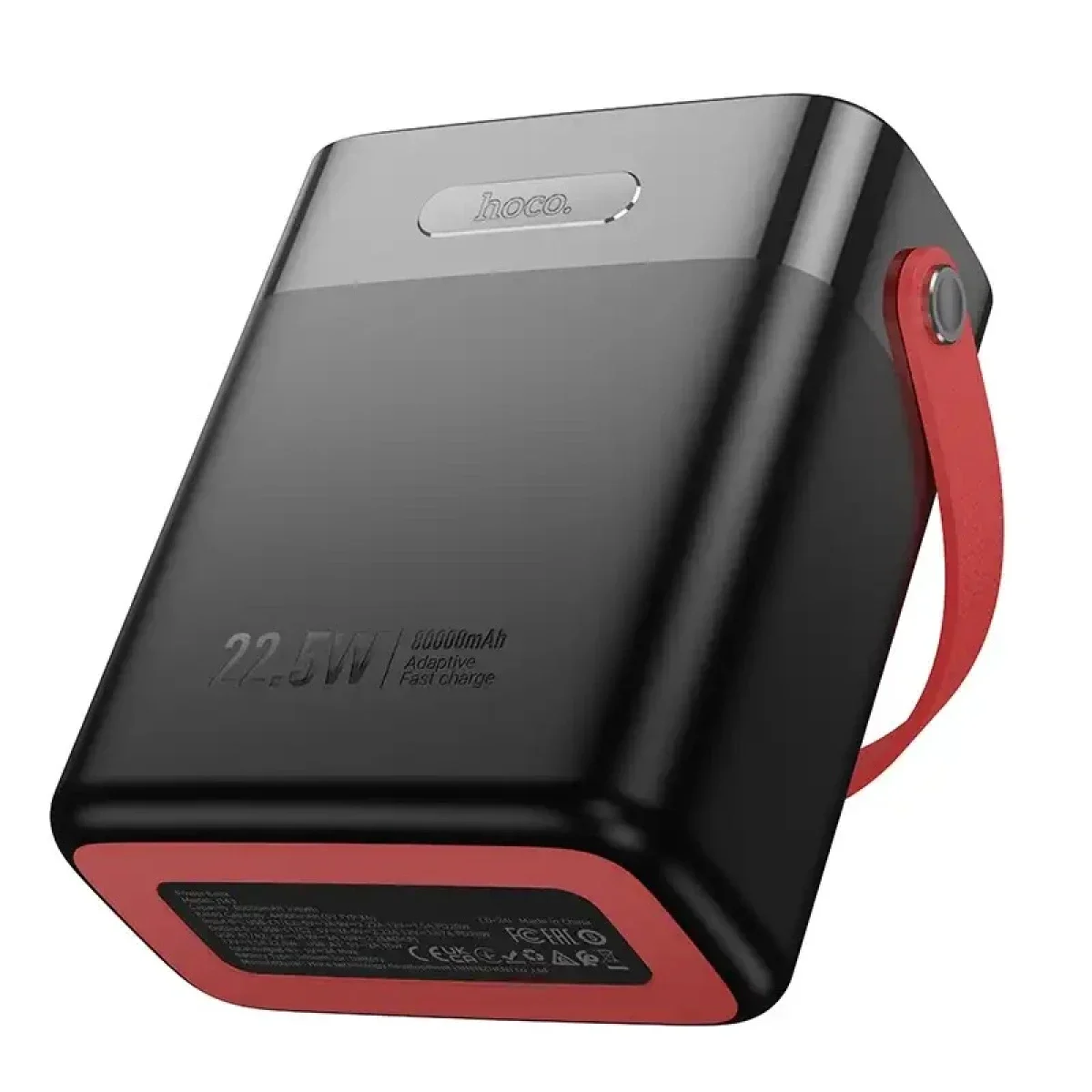 HOCO J143 Title 80000mAh Power Bank, 22.5W Fast Charging, PD 20W, Black - Thumbnail 3