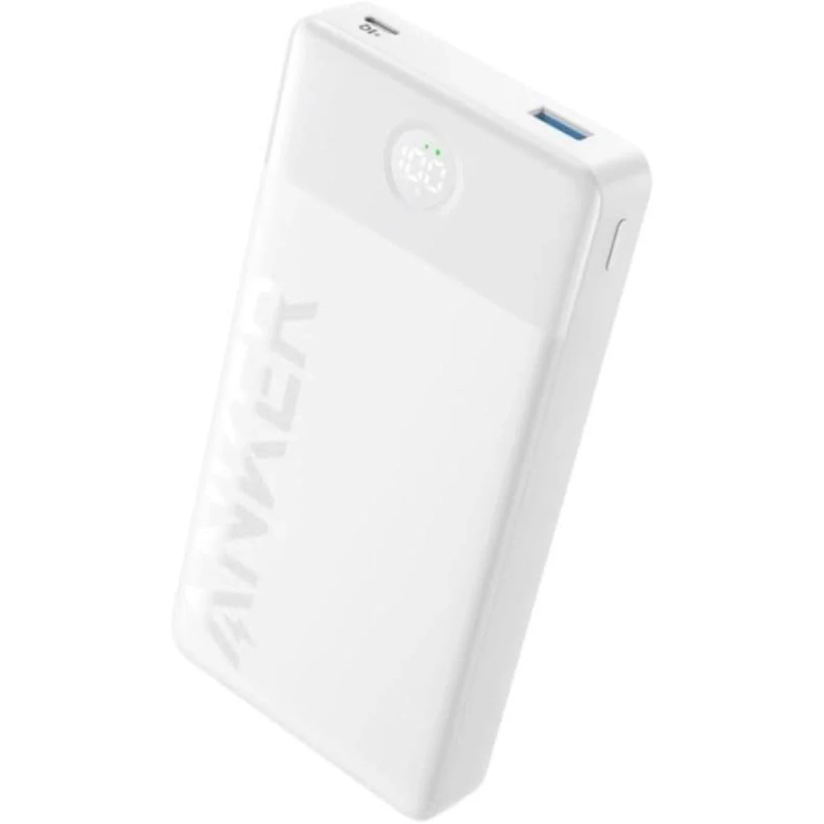 Anker A1367H21 15W 200000mAh 2-Port Power Bank with USB-C Cable - White