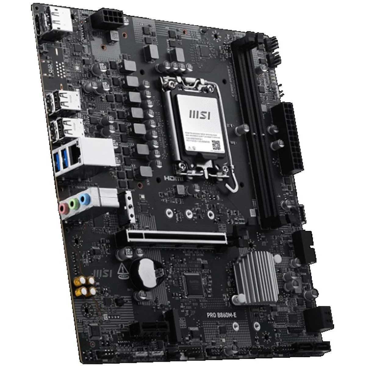 MSI PRO B860M-E B860 Micro-ATX DDR5 Motherboard with PCIe 5.0 - Image 2