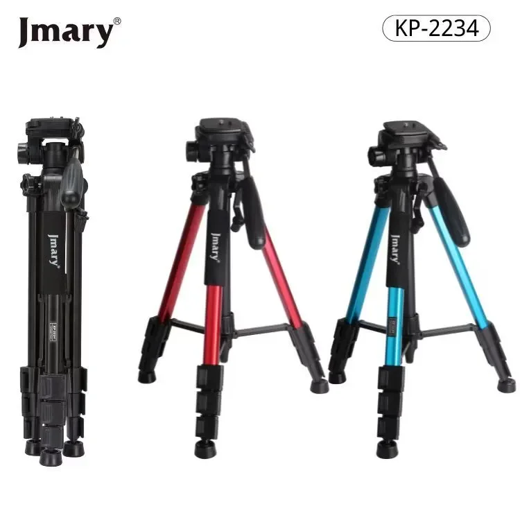 حامل ثلاثي احترافي Jmary KP-2234 من الألومنيوم 140M لكاميرات DSLR وGoPro والهواتف المحمولة - أسود - Image 14