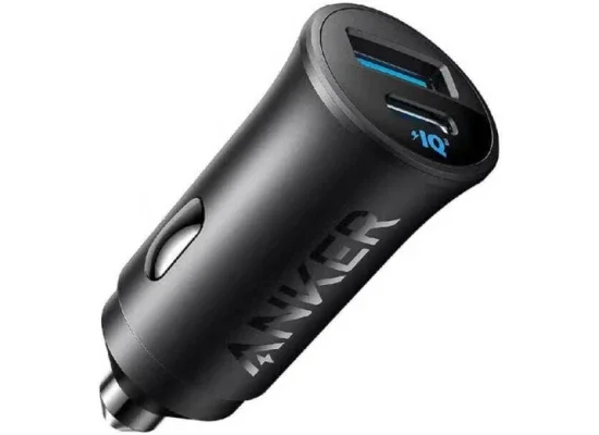 Anker 30W 2-Port USB-C & USB-A Car Charger with PowerIQ 3.0 - Black - Image 6