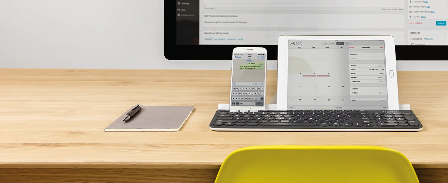 Logitech K780 Multi-Device Bluetooth Keyboard with FLOW - English - Thumbnail 13