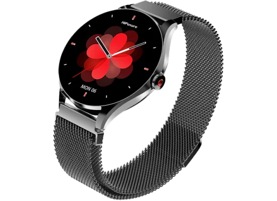 HiFuture AURA 2 Fashion Smartwatch, 1.32-Inch AMOLED Display, Wireless Calling, 100+ Sports Modes, Black - Image 7