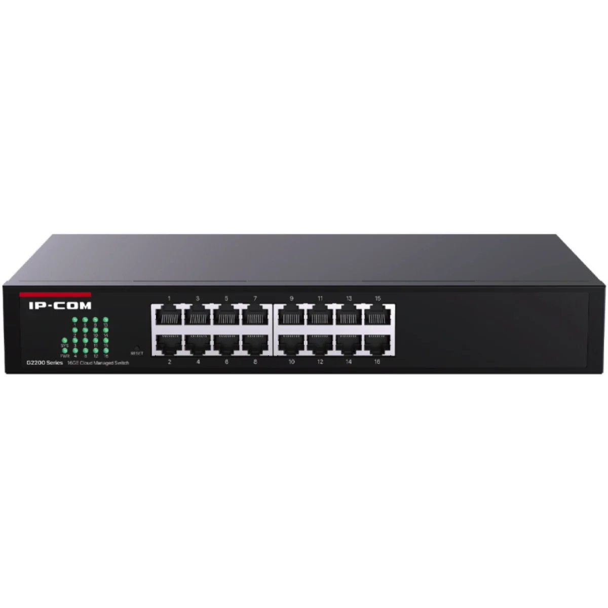 سويتش IP-COM G2216D مُدار سحابيًا جيجابت بـ 16 منفذ