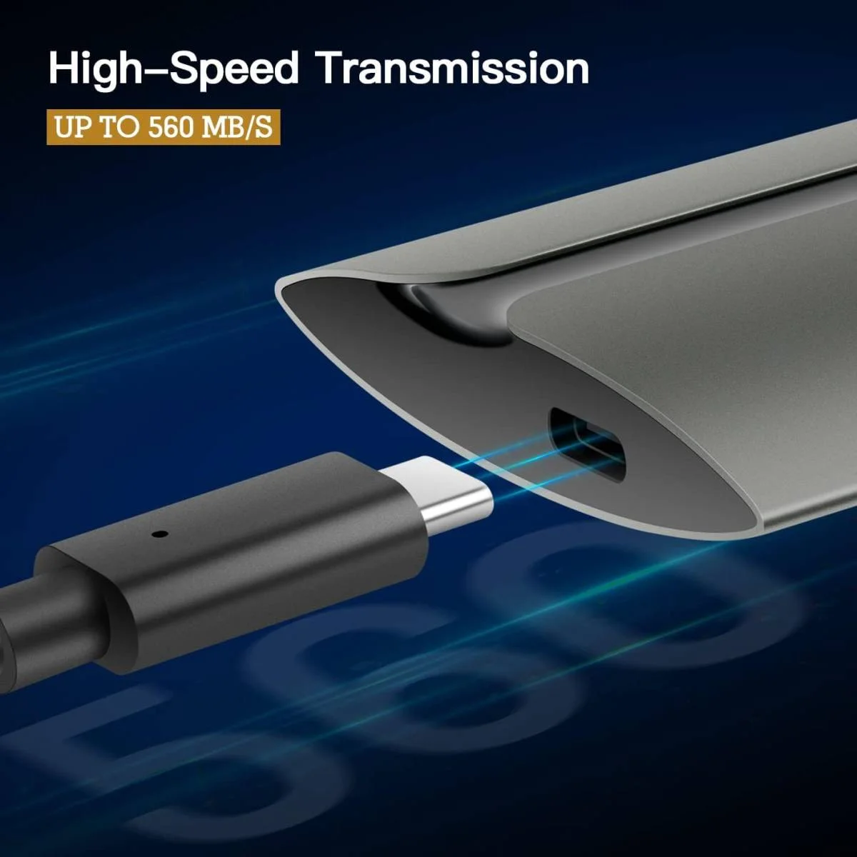 SSD محمول Hiksemi SHIELD بسعة 1TB وUSB 3.2 Type-C وسرعة 560MB/s - Thumbnail 4